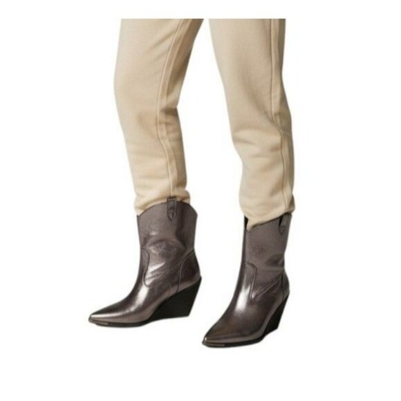 Rampage Sigrid Western Wedge Pointed Toe Boots Women’s Size 10 New NWOB Stunning - Picture 1 of 9